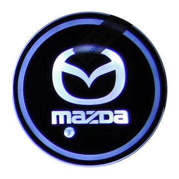 Вогня led підсвідка лого прокладка mazda проектор білий, фото