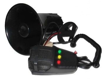Сирена 3 тона 12v -полиция -гвардия -tir+ мегафон 12v гучна professionalna, фото