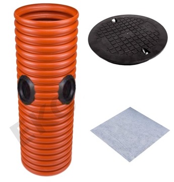 Hatch drainage fi 400 - 2 m+ holes entrances, фото