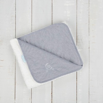 Одеяло cuddleco 90 x 140 сантиметри оттенки серого 1 білизни двухсторонняя детский, фото