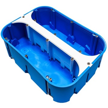 Блочок под 151x71x63 до pust стены 6polowa ip30 синий p6x60d multibox2, фото