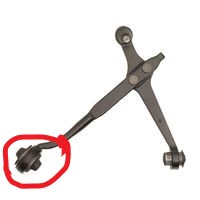 Bushing leverage front windstar 99-03, фото