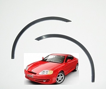 Hyundai coupe накладка накладки подкрылки крыло левое передний правый зад 02 - 07, фото