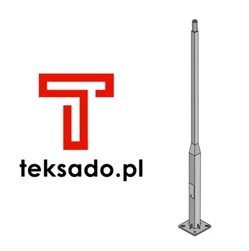 Rack illuminating square 3m lantern mast, фото