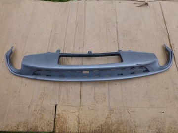 Overlay spoiler bumpers audi a6 c7 4g0 2 tubes, фото