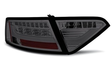 Rear lights audi a5 coupe led backlight black smoked led backlight, фото