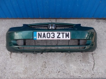 Honda jazz бампер передний решетка комплектный 02-05, фото