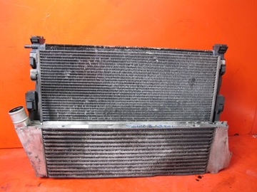 Scenic 2 1.9 dci strap water radiator air conditioner set., фото