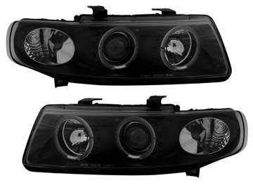 Headlight headlights rings angel led backlight seat toledo 2, фото