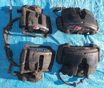 A5 8t a4 b8 3.0 tdi s-line calipers front ass 320mm 300mm, фото