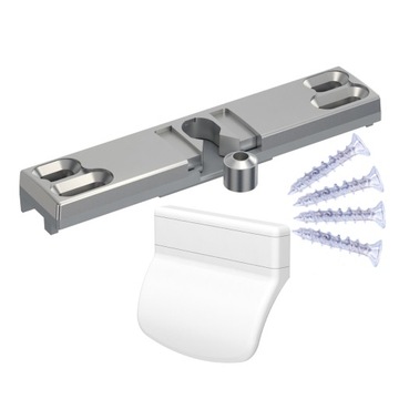 Clip balcony handle door lock heater white ral 9016 versatile, фото