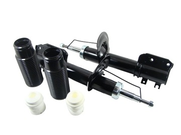 Shock absorbers x2 front+bumpers+protection fiat idea lancia musa, фото
