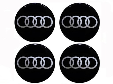 Audi 90mm емблеми наклейки на ковпаки алюміній диски, фото