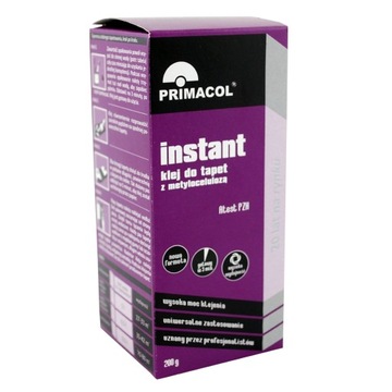 Glue to wallpaper primacol instant 200g lightning fast, фото