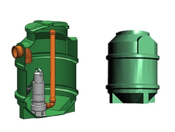Pumping station sewage 150 front right 600-805 manufacturer!, фото