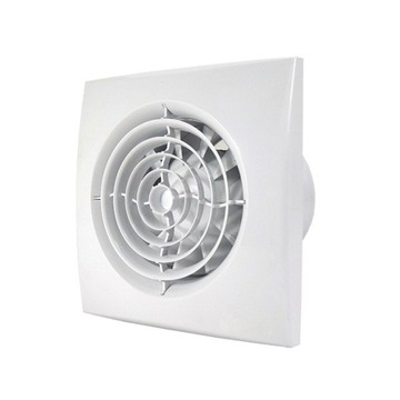 Fan bathroom 125 quiet 30db 180m3 valve, фото