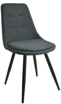 Chair dankor design mezi strong gray legs graphite, фото