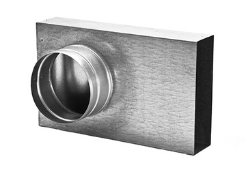Adapter channel rectangular 5x15cm fi100mm, фото