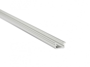 Profile aluminum to plume led backlight anodized silvery type b 1m, фото