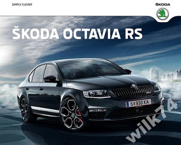 SKODA Octavia RS prospekt 2016 Австрия