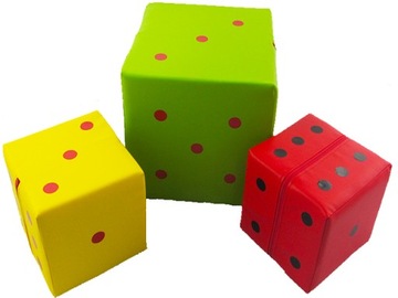 БОЛЬШАЯ ИГРАЛЬНАЯ КОСТЬ-20X20X20 СМ-ЭКОКОЖА