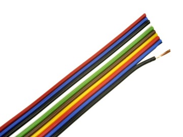 Багатобарвний стрічковий кабель 10x0.124mm2 150V