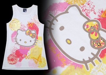 HELLO KITTY * модна Блуза - туніка з блискітками * 152