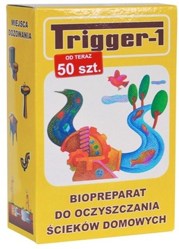 TRIGGER-1,50 БАКТЕРИИ ФЕРМЕНТЫ ДЛЯ ОЧИСТКИ СЕПТИКА 50 САШЕ ДЛЯ ЖИРА