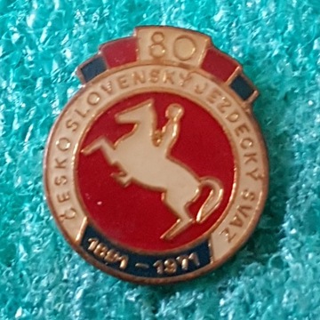 ЗНАК ЧЕСЬКОЇ КІННОЇ АСОЦІАЦІЇ 80-РІЧЧЯ