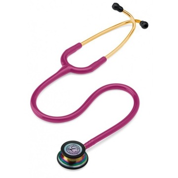 Стетоскоп 3м Littmann Classic III Rainbow Edition, малиновий шнур 5806