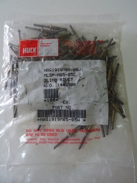 ЗАКЛЕПКИ ЗАКЛЕПКИ HUCK BLIND RIVET NAS1919M05-05W