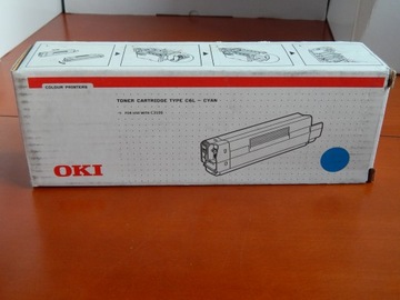 Тонер OKI c6l cyan C3100 3200 5100 оригінал