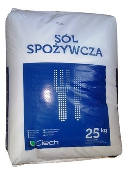 Пищевая соль для бассейна производства Ciech 25kg