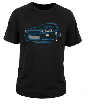 футболка Nissan Skyline R34 XL
