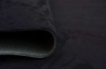 Ткань автомобильная nubuk велюр обшивка потолка черная!, фото