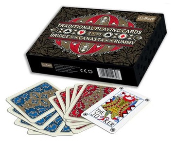 KARTY DO GRY TRADITIONAL PLAYIN CARDS GRA RODZINNA