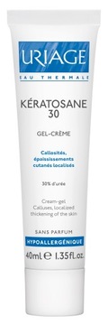 Uriage żel-krem 40 ml Keratosane 30+gratis!