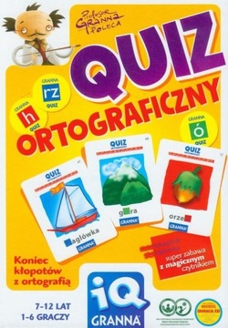 Gra planszowa Granna Quiz ortograficzny