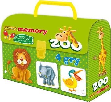 Память ZOO Коробка, полная игр Adamigo.