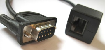 АДАПТЕР Разъем RJ45 на RS232, 9-контактный адаптер