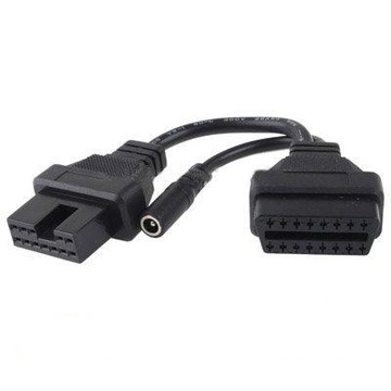 Przejściówka adapter Mitsubishi 12 pin OBDII 16pin