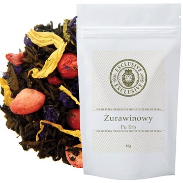 Pu Erh Żurawinowy - 250g