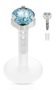 LABRET DO TRAGUSA UCHA WARGI PTFE 1,2/6/2 mm