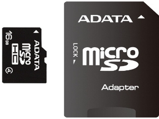 Карта microSD ADATA 16 ГБ с адаптером SD Щецин