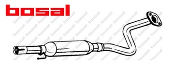 TŁUMIK ŚRODKOWY TOYOTA COROLLA 1.4 1.6 02-04 BOSAL