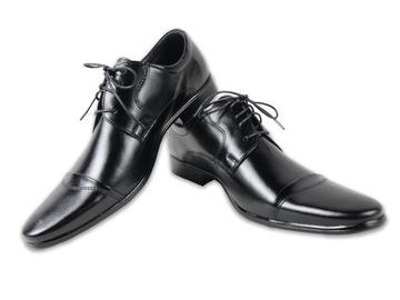 Eleganckie skórzane buty wizytowe 1432 MARKA nr 39