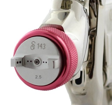 Pistolet lakierniczy EXPERT HP dysza 2,5 mm górny zbiornik 600 ml
