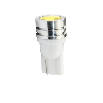 DIODA LED 12V W5W T10 1W 1xLED BIAŁA VERTEX 30801