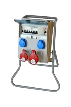 Rozdzielnia budowlana elektryczna Erbetka + Stojak