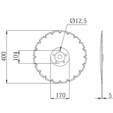 Диск сеялки Vaderstad 410мм 451371 замена